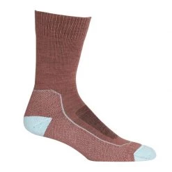 Icebreaker Women's Hike+ Light Crew Socks -Hiking Sales Shop 105099grape.haze
