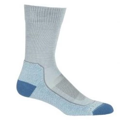Icebreaker Women's Hike+ Light Crew Socks -Hiking Sales Shop 105099haze.azul