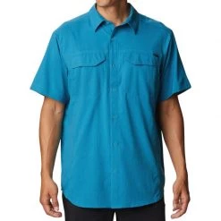 Columbia T-shirts and polos Men's Silver Ridge Short Sleeved Shirt -Hiking Sales Shop 1654311 400 f