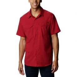 Columbia T-shirts and polos Men's Silver Ridge Short Sleeved Shirt -Hiking Sales Shop 1654311 678 f 1626200224