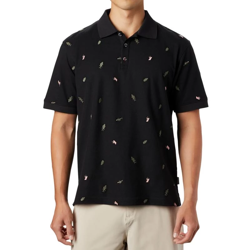 Columbia T-shirts and polos Men's PFG Global Tossed Embroidery Polo 1 Columbia T-shirts and polos Men's PFG Global Tossed Embroidery Polo