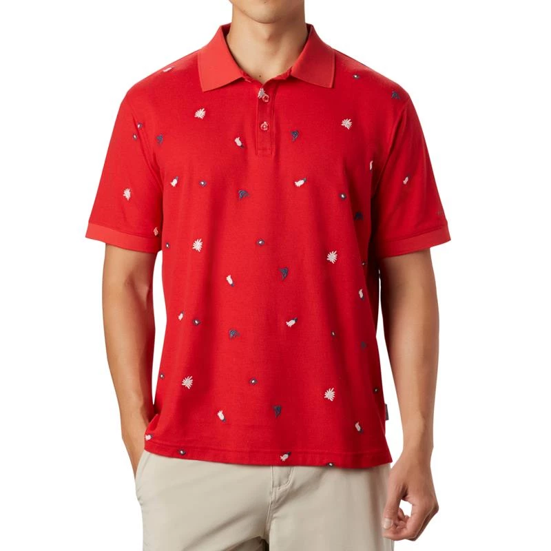 Columbia T-shirts and polos Men's PFG Global Tossed Embroidery Polo 2 Columbia T-shirts and polos Men's PFG Global Tossed Embroidery Polo - Image 2