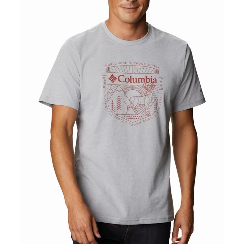 Columbia T-shirts and polos Men's Bluff Mesa II Graphic Short Sleeve Shirt 1 Columbia T-shirts and polos Men's Bluff Mesa II Graphic Short Sleeve Shirt