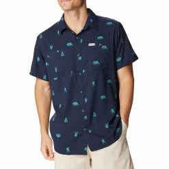 Columbia T-shirts and polos Men's Utilizer Printed Woven Short Sleeve Shirt