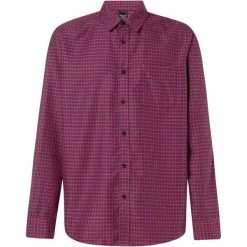 Oakley Shirts Men's Checked Woven Long Sleeve Shirt