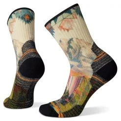 Smartwool Women's Hike Light Cushion Mountain Range Pattern Crew Socks