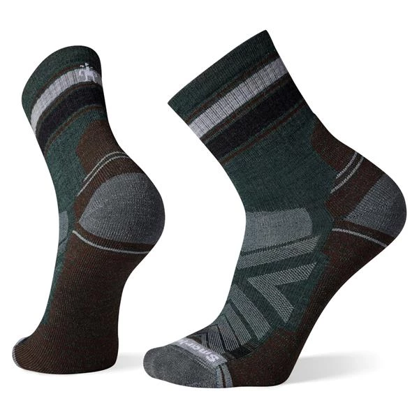 Smartwool Hike Light Cushion Striped Mid Crew Socks 1 Smartwool Hike Light Cushion Striped Mid Crew Socks