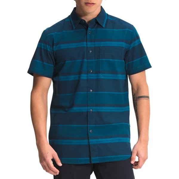 The North Face Shirts Men's Pattern Baytrail Short Sleeve Shirt 1 The North Face Shirts Men's Pattern Baytrail Short Sleeve Shirt