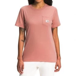 The North Face T-shirts and polos Women's s/s Heritage Patch Pocket Tee -Hiking Sales Shop NF0A7QC8 HCZ B16507