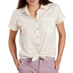 Toad and Co. Shirts Women's Willet Tie Short Sleeve Shirt