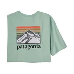 Patagonia T-shirts and polos Men's Line Logo Ridge Pocket Responsibili-Tee -Hiking Sales Shop WBS22 38511 TEAG