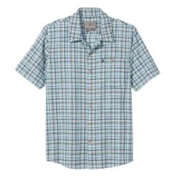 Royal Robbins Shirts Men's Redwood Plaid Short Sleeve