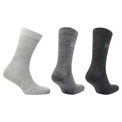 Norfolk Three Pair Pack Merino Wool Everyday Stockholm Socks